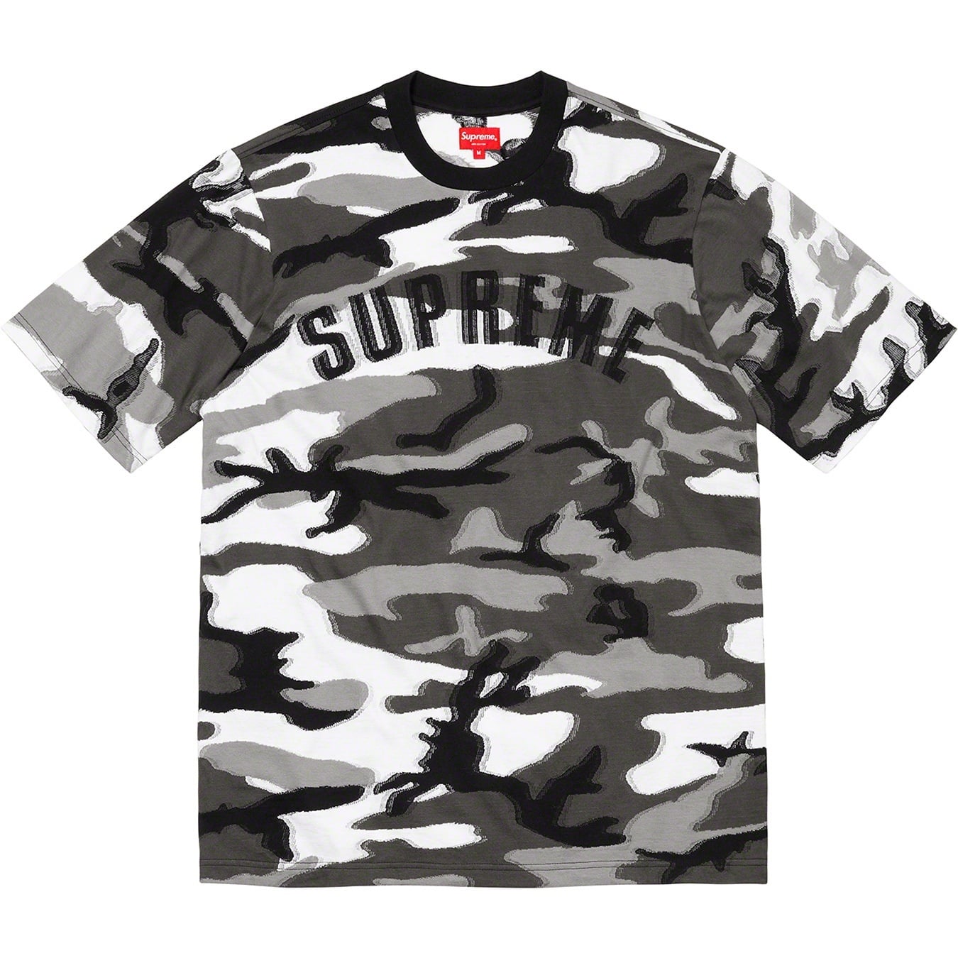 Intarsia Camo S/S Top view 7